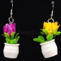 Plant Lover Plant in a Pot Earrings