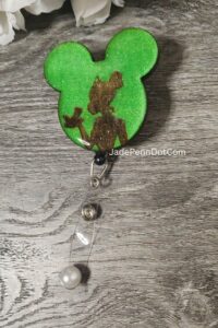 Inspired Wooden Badge Reel Princess