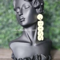 Boss Earrings Independent Advertisement Gift Jewelry Acrylic Off-White