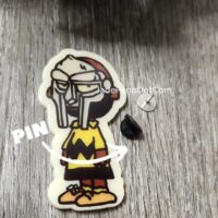 Doom Charm - Pin - Cake Topper - Acrylic - Inspiration - Hip Hop - Pin - Clothing Item - Mask - Gift