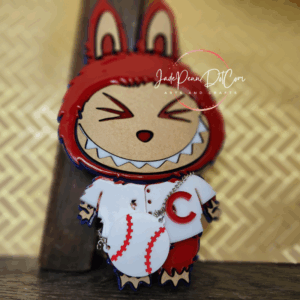 Baseball Layered Acrylic Wall Art | Red, White & Blue Cubs Inspired Home Decor | Optional Adhesive Mount | Handmade Gift