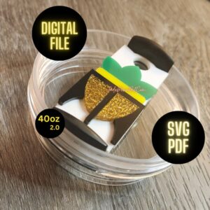 Plant Potter Gardener House Plant Digital Download Tumbler Name Tag SVG PDF Laser Cut Ready 40 oz 2.0