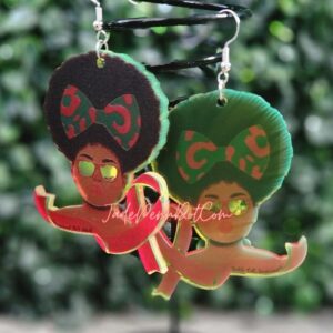 Sickle Cell Awareness Earrings Jewelry Support Acrylic Gift