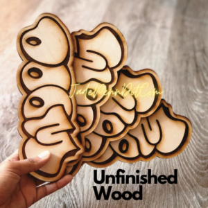 Artist Ready Doom Wood Cutout Laser Cut Engraving Hip Hop Graffiti Tag Wall Art Music Mahogany Canvas RIP Love Tribute Metal Face