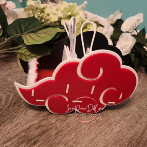 Cloud Desk Lamp | Red Resin Anime Light with RGB LED