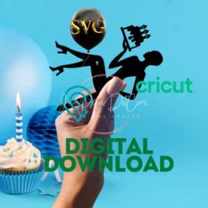 Woman Natural Cake Topper Digital Download SVG