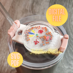 Day of the Dead Digital File Shaker Design 40 oz SVG PDF Version 1.0 Dia de los Muertos