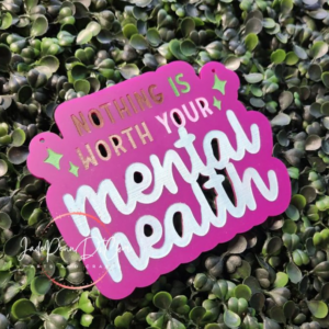 Therapy Wall Decor Design Mental Health Motivation Art