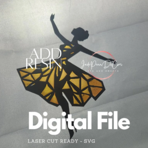 Ballet Dancer SVG | Laser Cut Ready File | Digital Download | DIY Sun Catcher Design