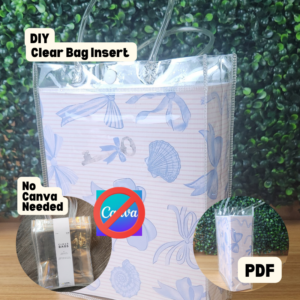 Bag Insert Design - PDF Version - No Canva Needed - Crop Marks Only