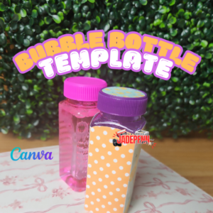 Bubble Bottle Template Canva - Dollar Tree Find