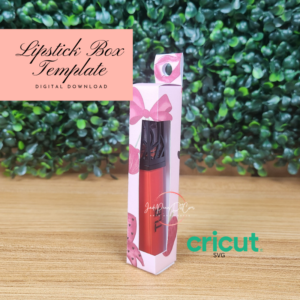 Lipstick Box SVG Template for Cricut