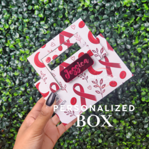 Sickle Cell Awareness Personalized Keepsake Box