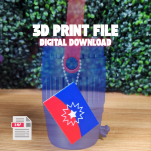 Juneteenth Flag 3D Digital Download – 3MF File