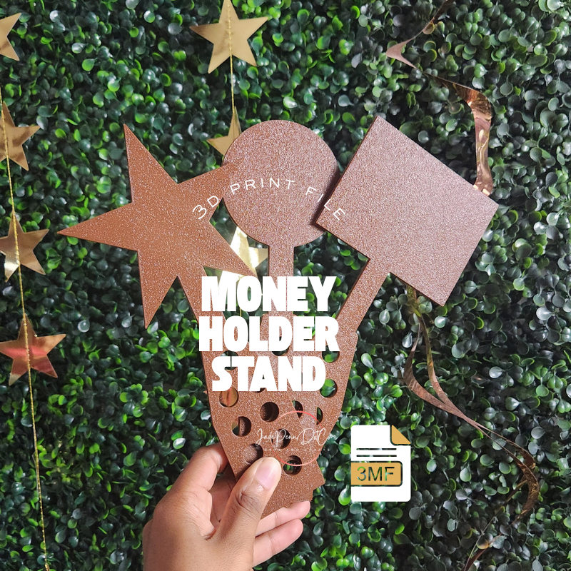 Money Holder Stands - 3D Print File (3MF and STL)