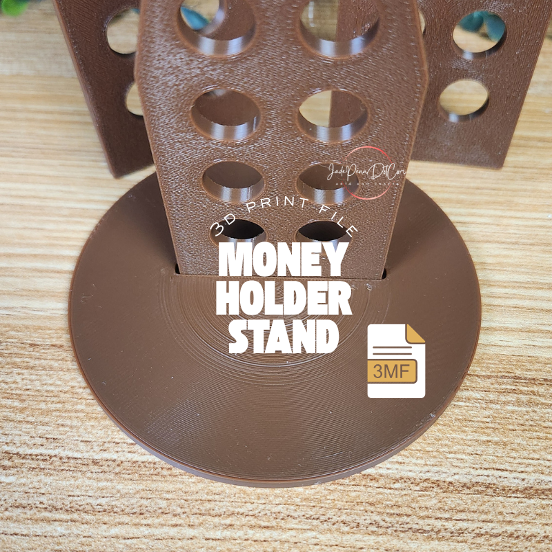 Money Holder Stands - 3D Print File (3MF and STL) - Image 3