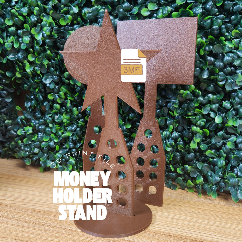 Money Holder Stands - 3D Print File (3MF and STL) - Image 2