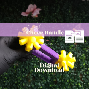 Cheer Handle Digital Download | 3D Print STL 3MF File |