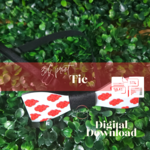 Anime Inspired Cloud Bow Tie 3D Print File