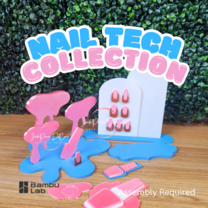 Nail Tech Display Stand Bundle – Digital Download (STL + Bambu Files)