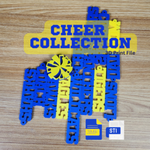 Cheer Collection Bundle | 3D Print Files | 3MF & STL - Bonus Bow Included