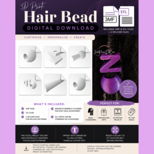 Hair Bead Template