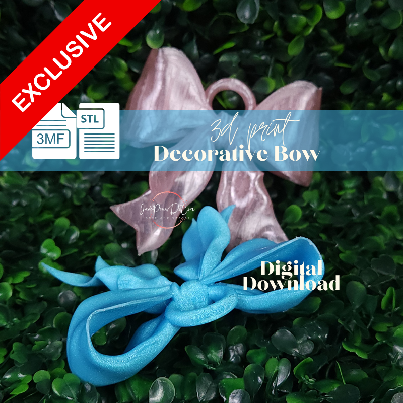 Decorative Hanging Bow | 3MF & STL Files - Image 2
