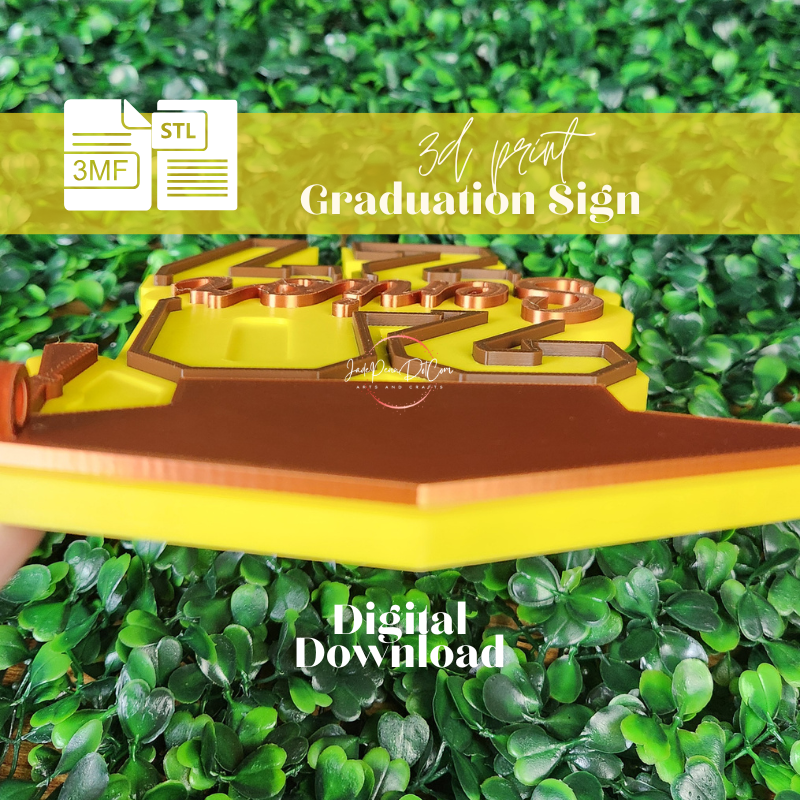 2027 Graduation Senior Sign | 3D Print Digital Download | STL 3MF Files - Image 7