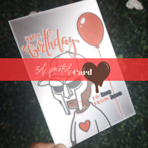 3D Printed Personalized Birthday Card