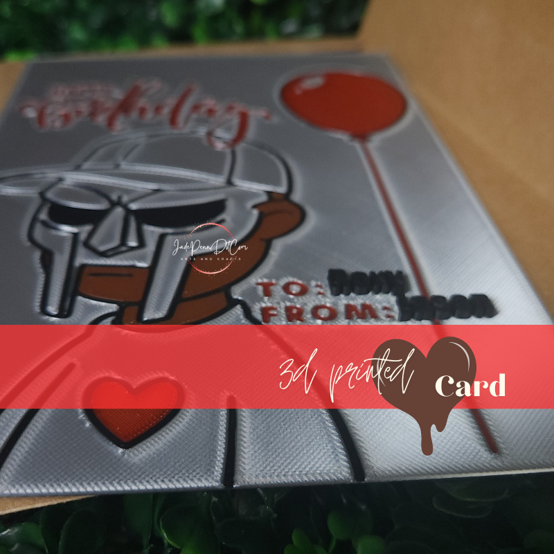 3D Printed Personalized Birthday Card - Image 7