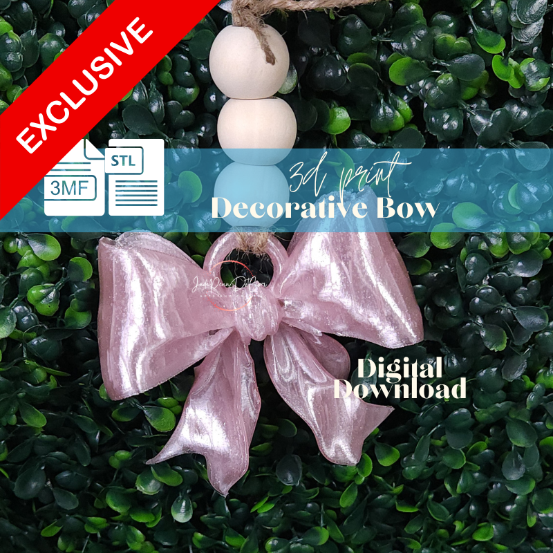 Decorative Hanging Bow | 3MF & STL Files - Image 9