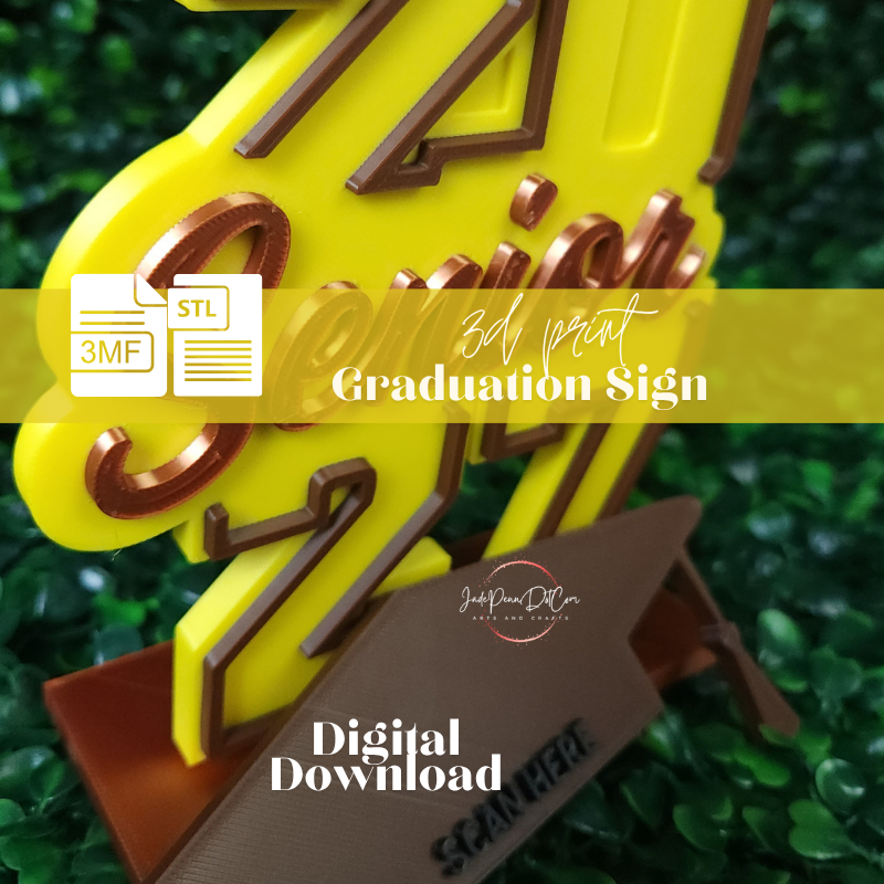 2027 Graduation Senior Sign | 3D Print Digital Download | STL 3MF Files - Image 13
