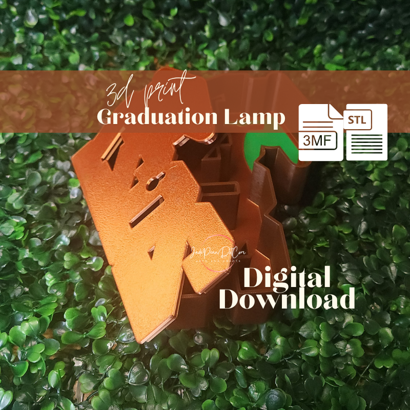 2027 Graduation Lamp 3D Print File | 3MF and STL - Image 4