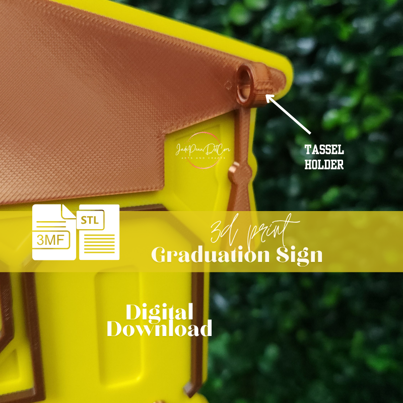 2027 Graduation Senior Sign | 3D Print Digital Download | STL 3MF Files - Image 8