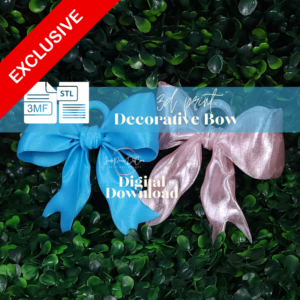 Decorative Hanging Bow | 3MF & STL Files