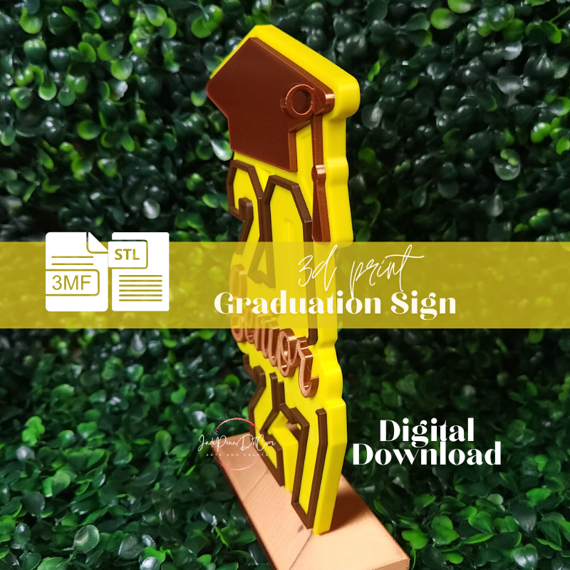 2027 Graduation Senior Sign | 3D Print Digital Download | STL 3MF Files - Image 9
