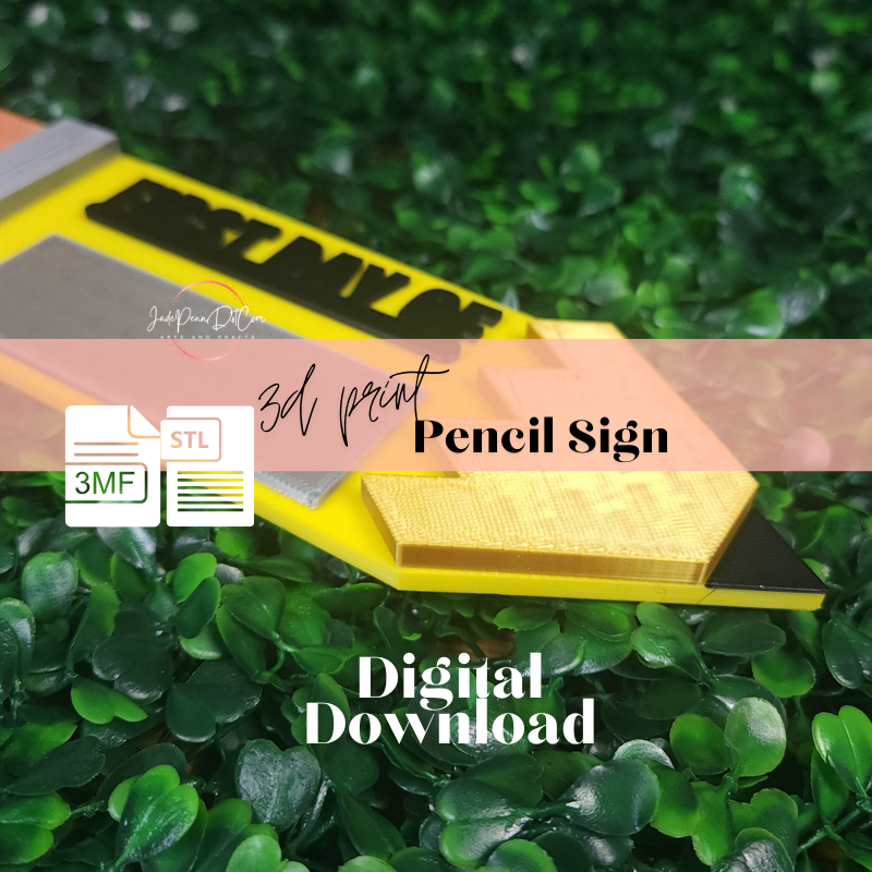 First Day of School Pencil Sign | 3D Print Digital Download - Image 4