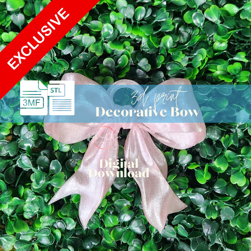 Decorative Hanging Bow | 3MF & STL Files - Image 5