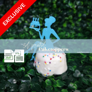 3D Printed Cake Topper Collection | STL 3MF Digital Download Bundle