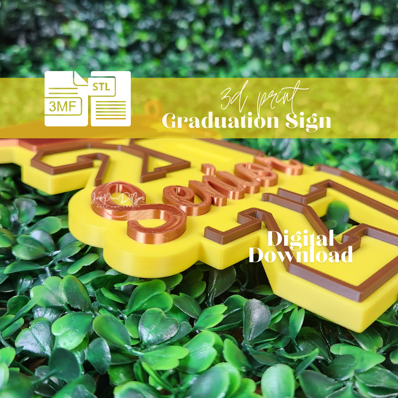 2027 Graduation Senior Sign | 3D Print Digital Download | STL 3MF Files - Image 12