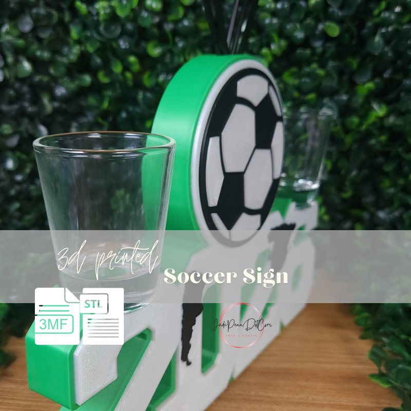 Soccer Graduation Sign STL 3MF 3D Print Digital Download - Image 4