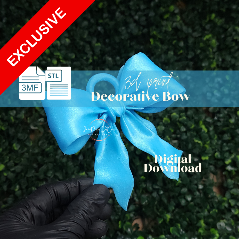 Decorative Hanging Bow | 3MF & STL Files - Image 3