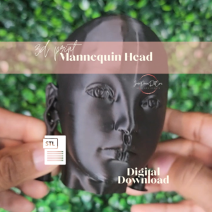 Mannequin Head STL File | 3D Printable