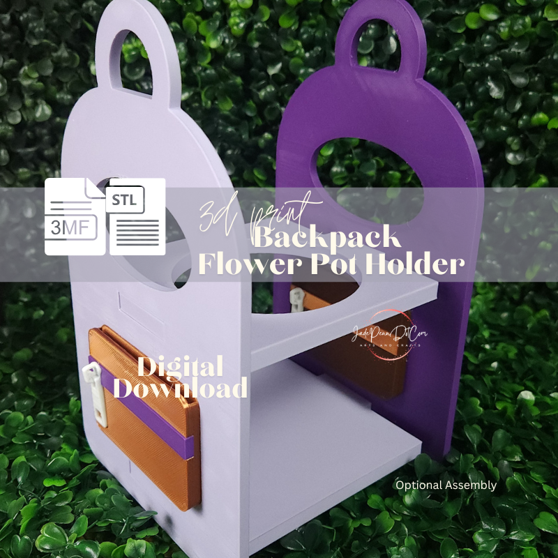 Backpack Gift Card Holder STL - 3MF Files - Image 8