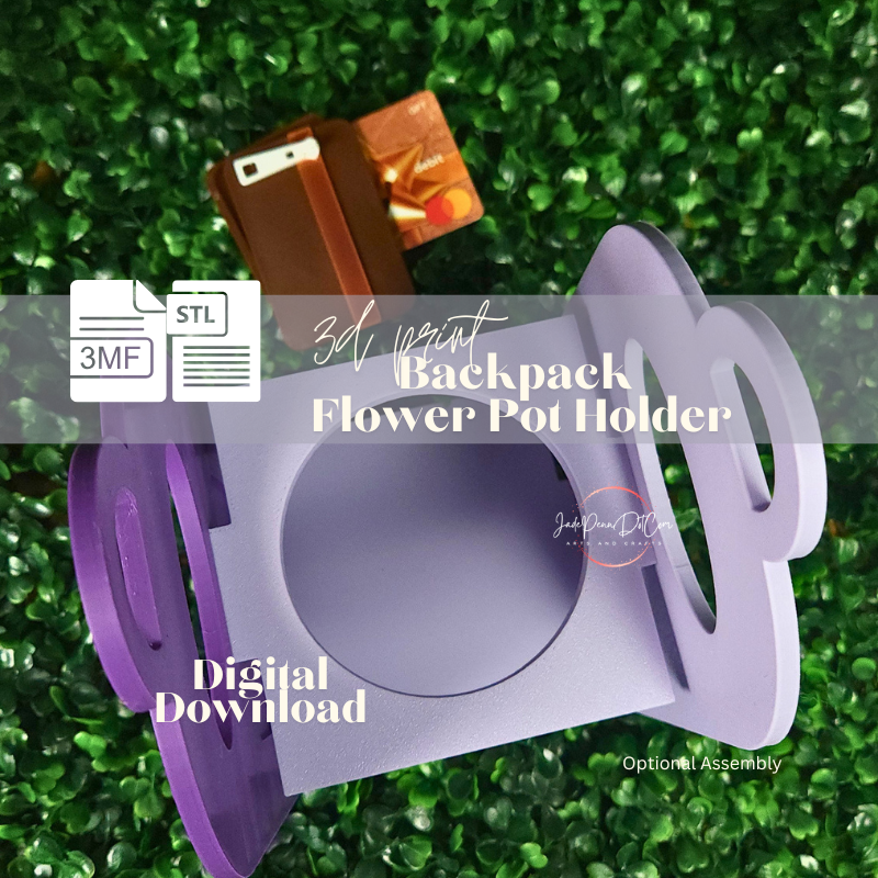 Backpack Gift Card Holder STL - 3MF Files - Image 7