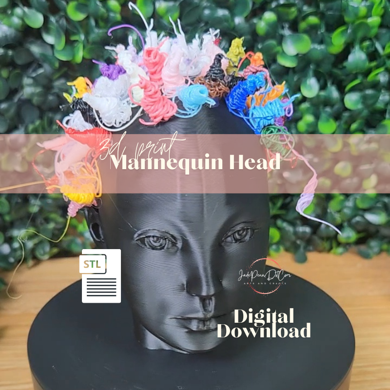 Mannequin Head STL File | 3D Printable - Image 4