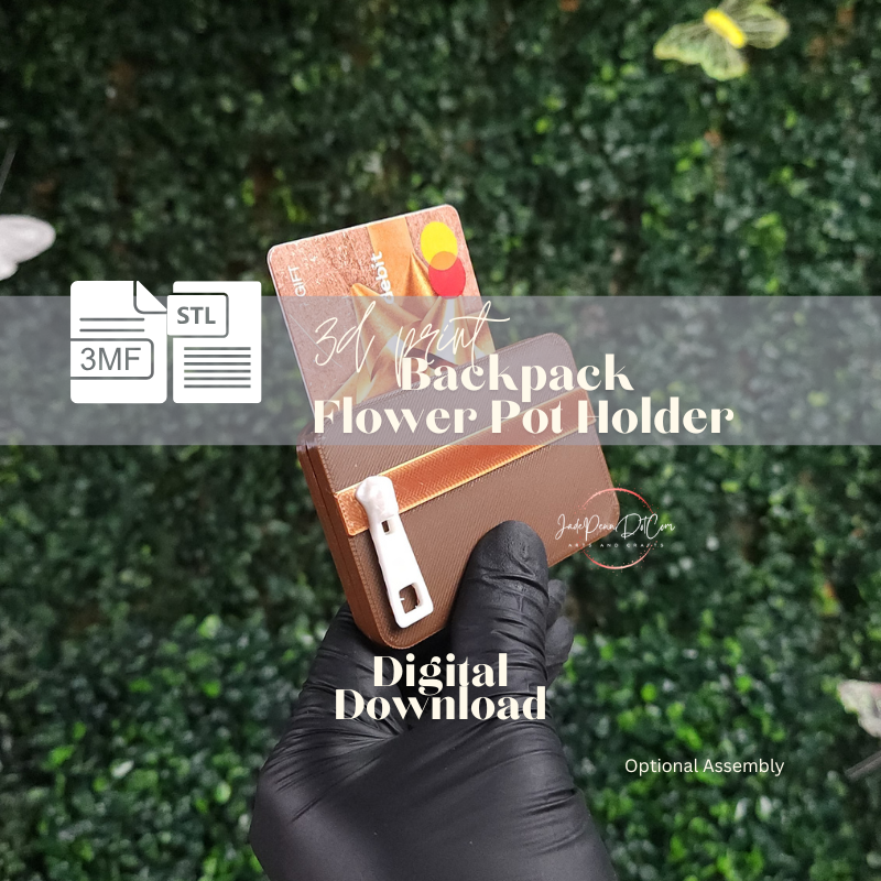 Backpack Gift Card Holder STL - 3MF Files - Image 5