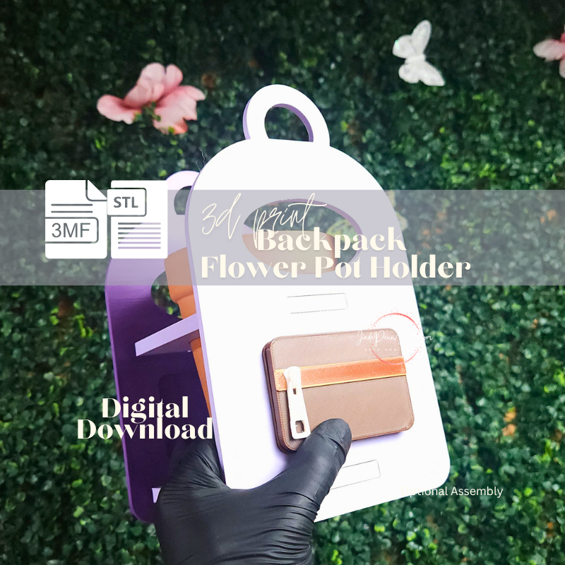 Backpack Gift Card Holder STL - 3MF Files - Image 4