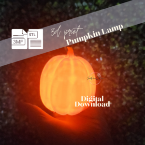 Pumpkin Lamp 3D Printed STL 3MF Files