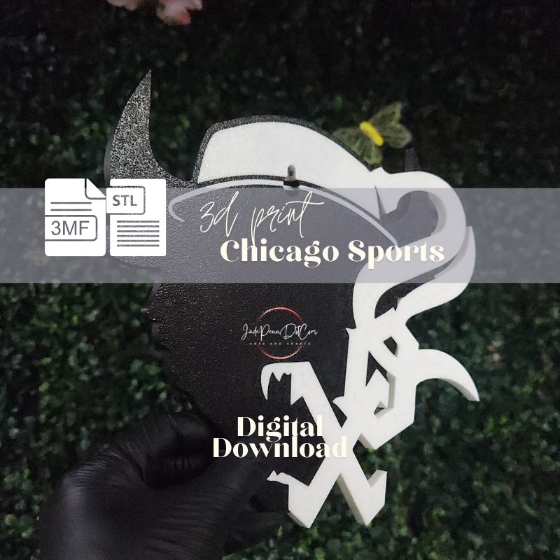 Chicago Sports Mashup 3D Print Files | STL | 3MF Digital Download - Image 5